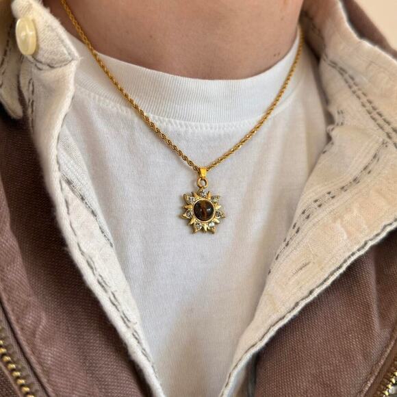 Y2k style gold rope chain - Picture 3 of 8